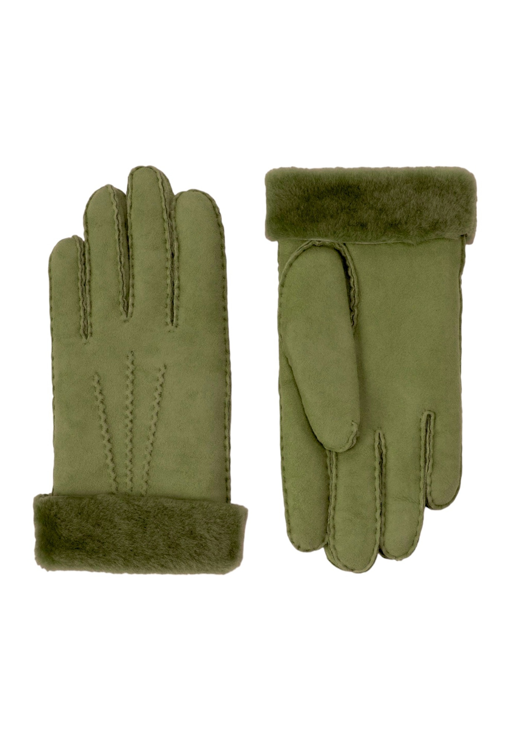 Kessler ILVY Lammfellhandschuh Damen olive Lammfell