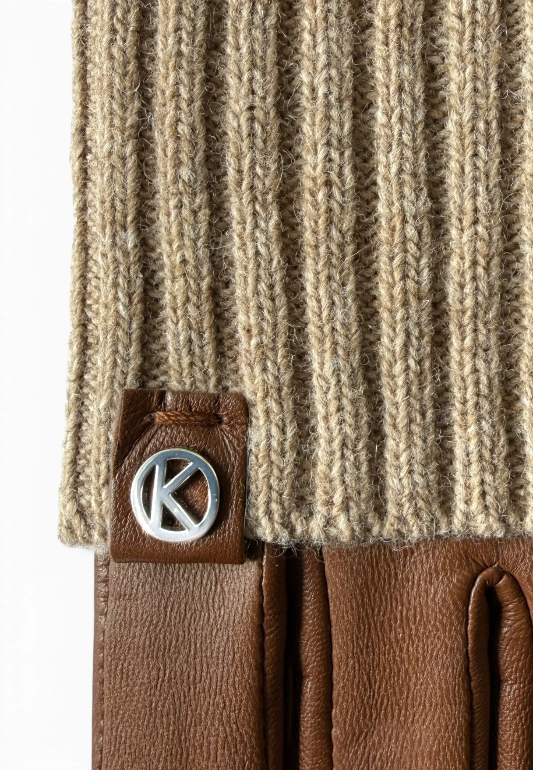 Damenhandschuhe mit Strickstulpe Damenhandschuhe mit Strickstulpe