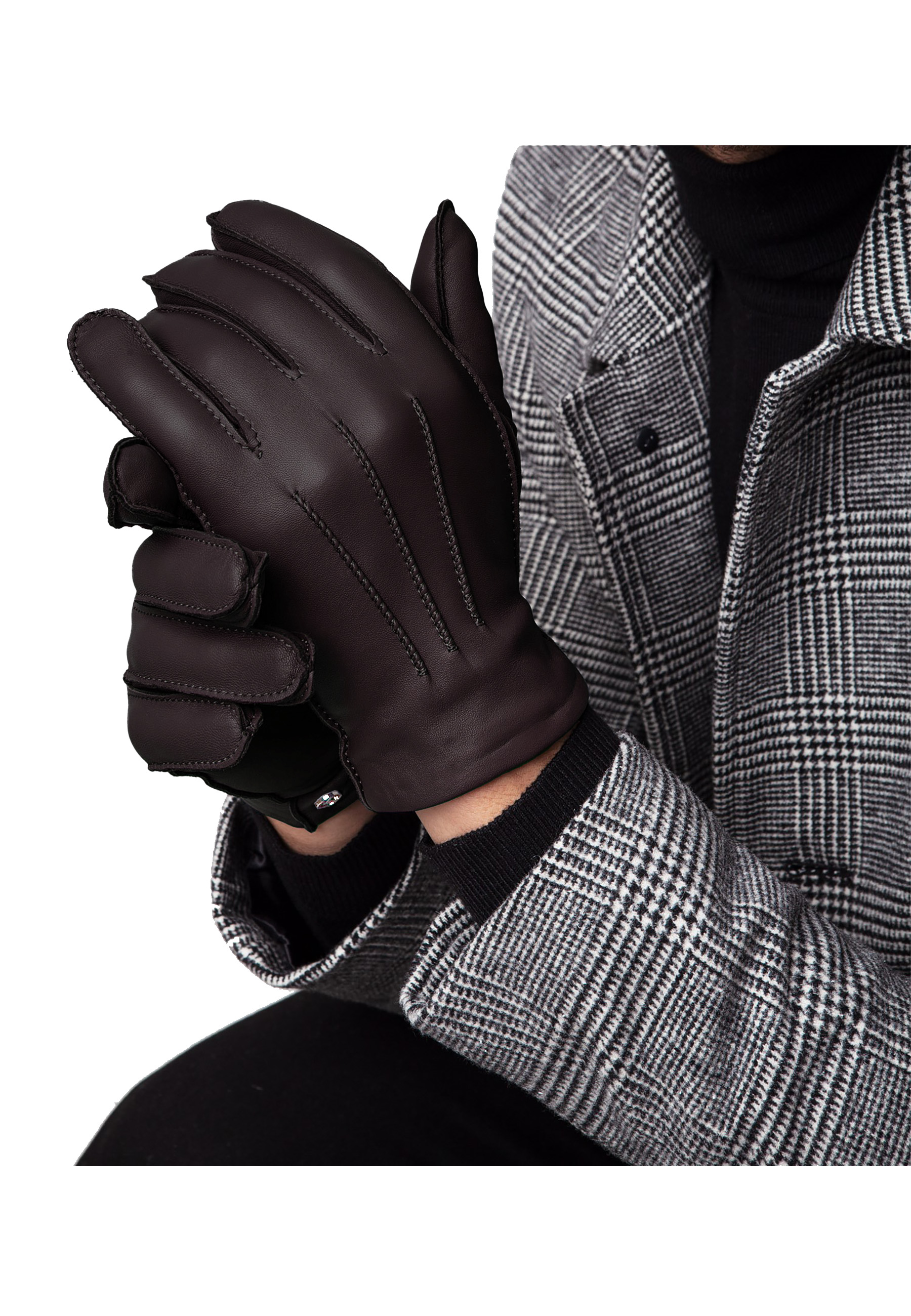 Kessler PAUL Lederhandschuh Herren schwarz Leder