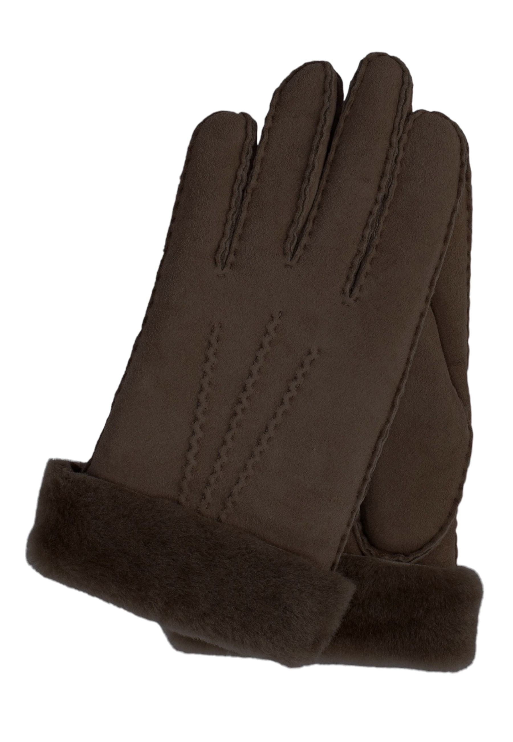 Kessler ILVY Lammfellhandschuh Damen dark brown Lammfell