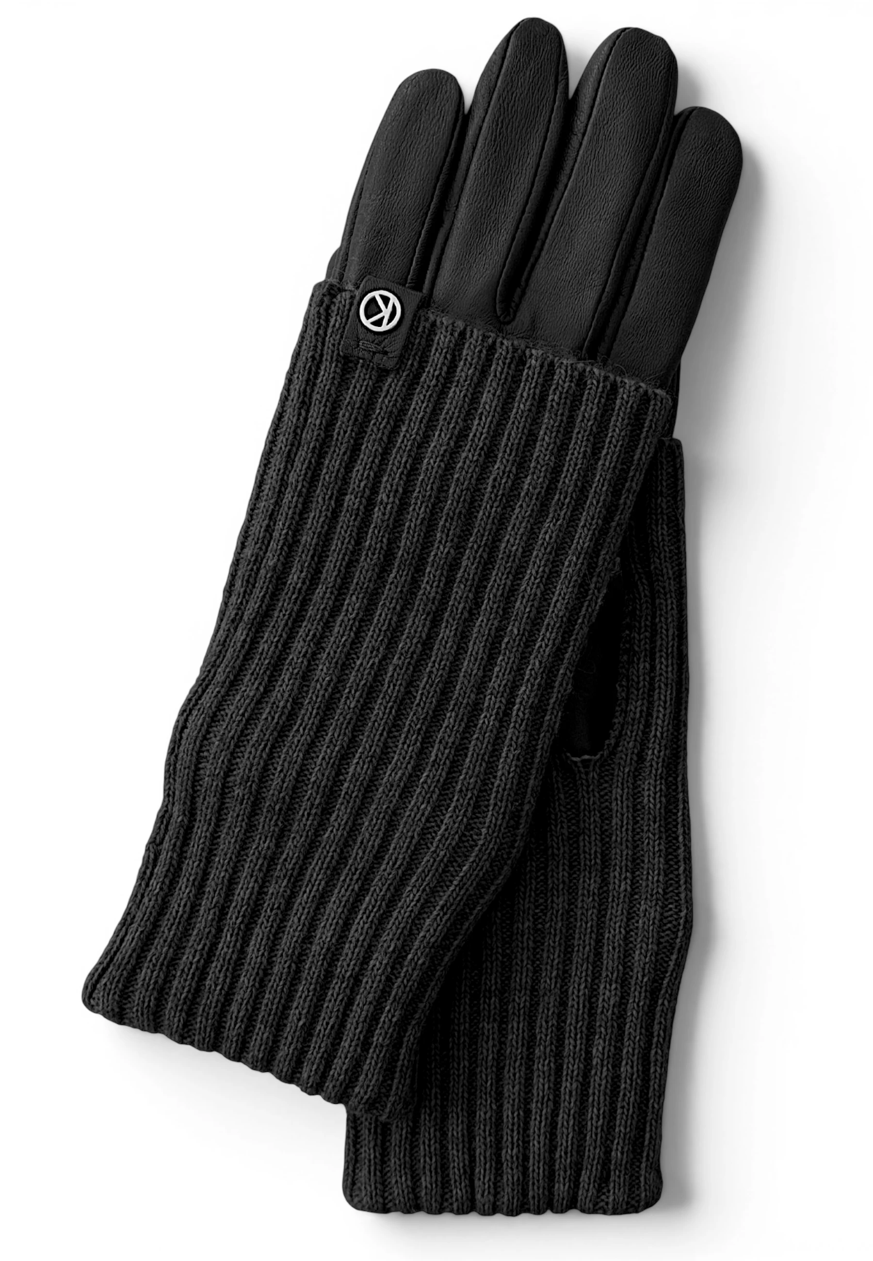 Damenhandschuhe mit Strickstulpe Damenhandschuhe mit Strickstulpe