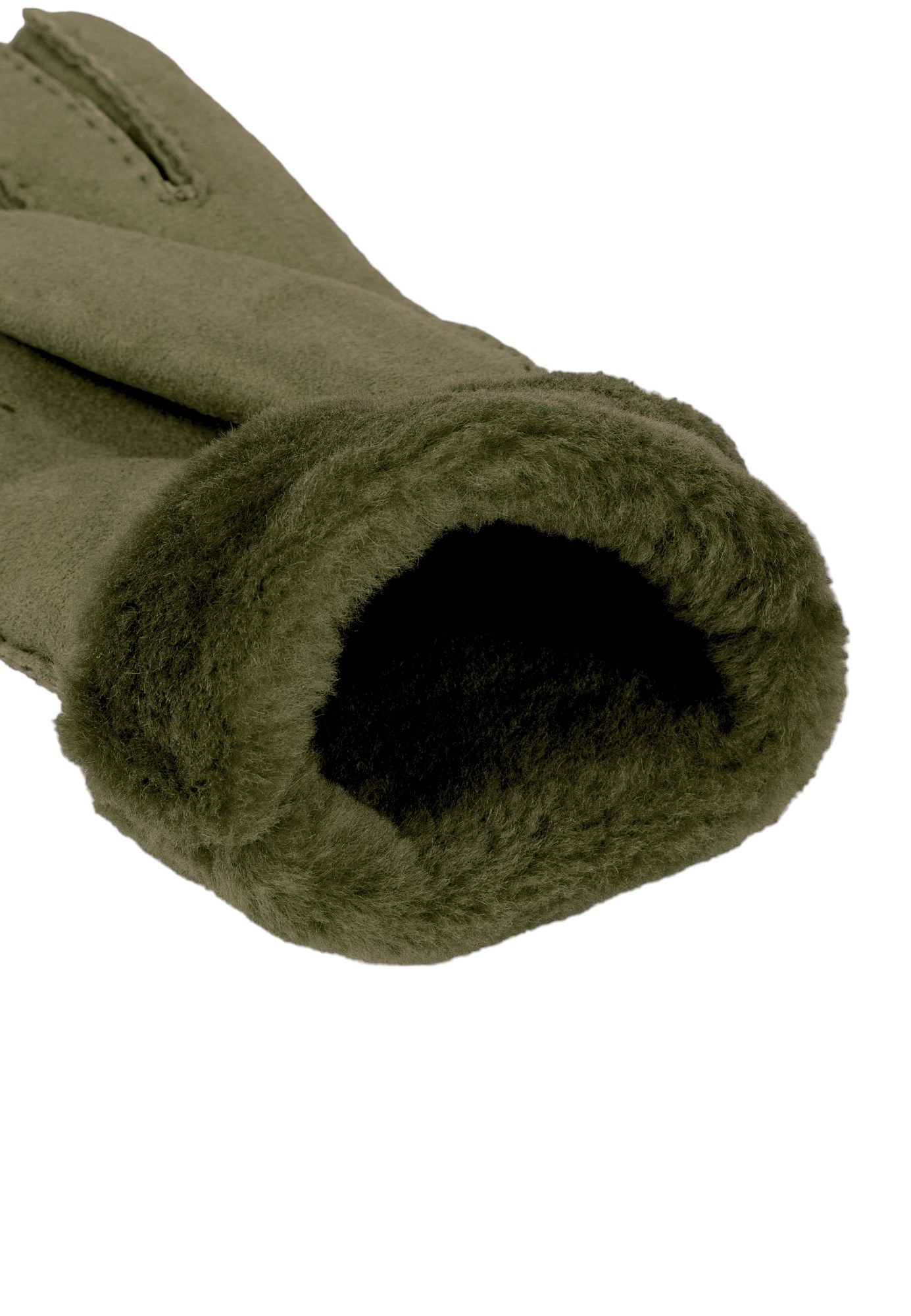 Kessler ILVY Lammfellhandschuh Damen olive Lammfell