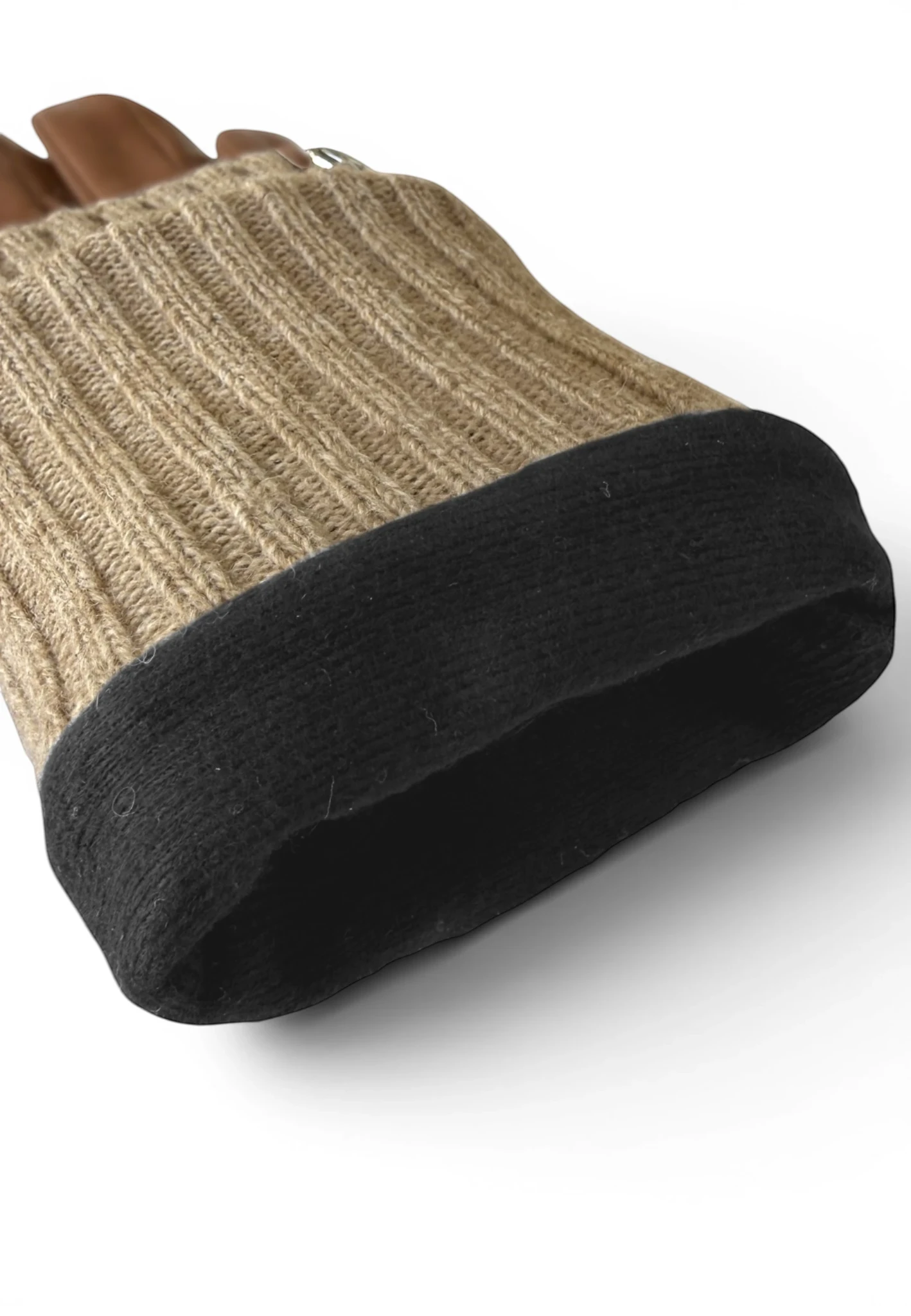 Damenhandschuhe mit Strickstulpe Damenhandschuhe mit Strickstulpe