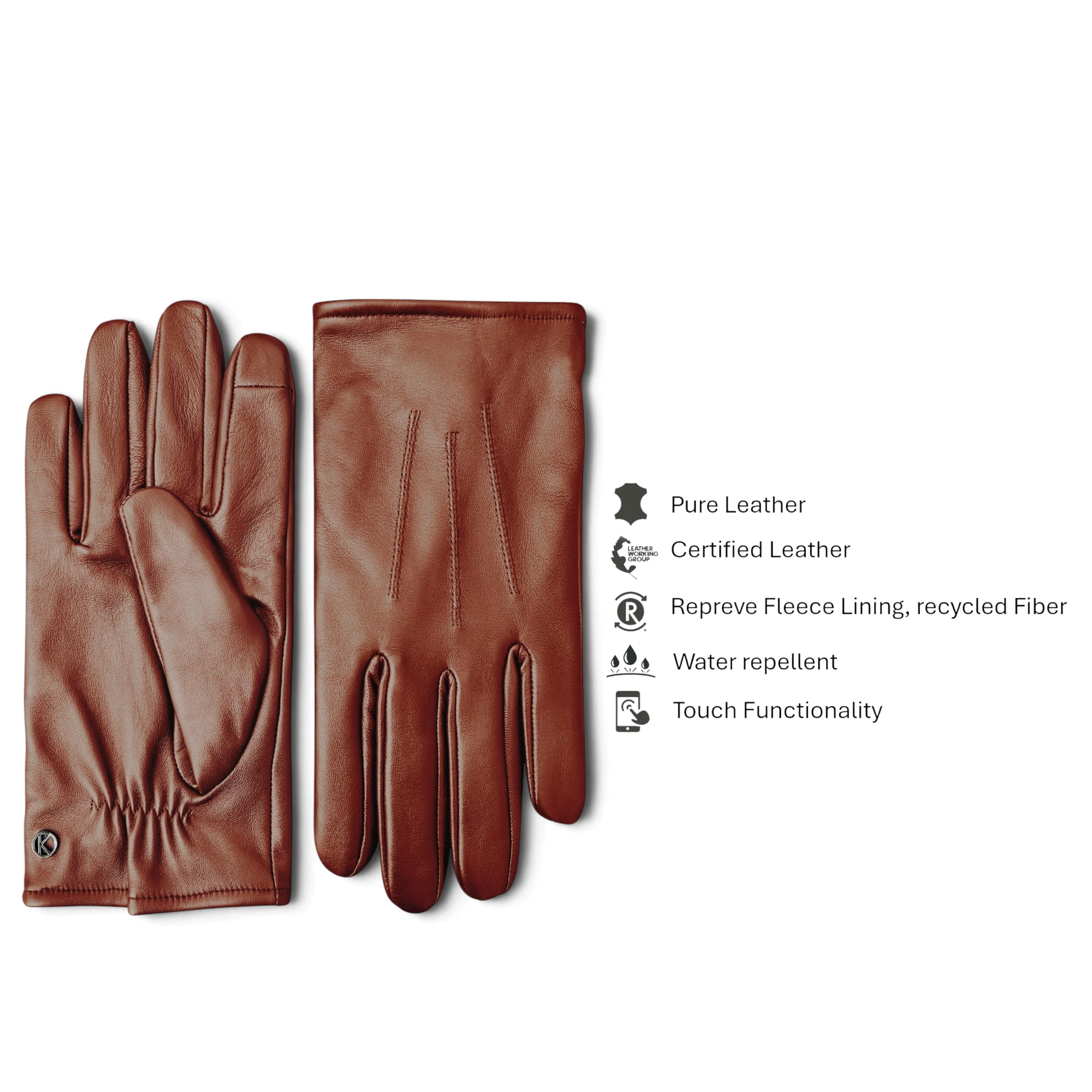 Men`s Lamb Leather gloves style Liam Men`s Lamb Leather gloves style Liam