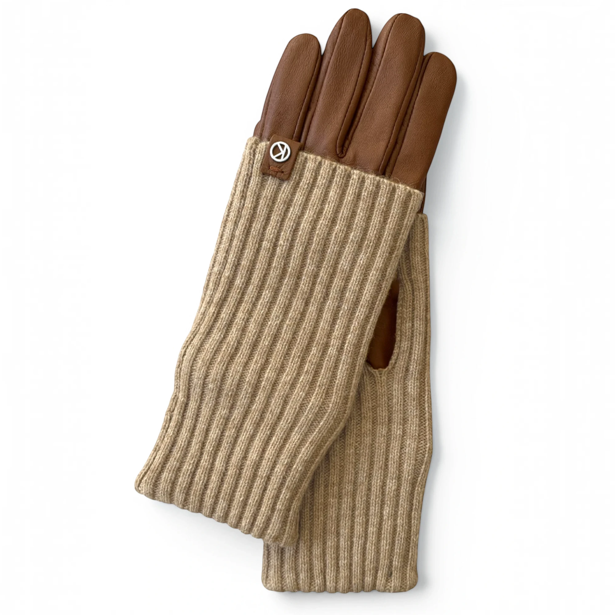 Damenhandschuhe mit Strickstulpe Damenhandschuhe mit Strickstulpe
