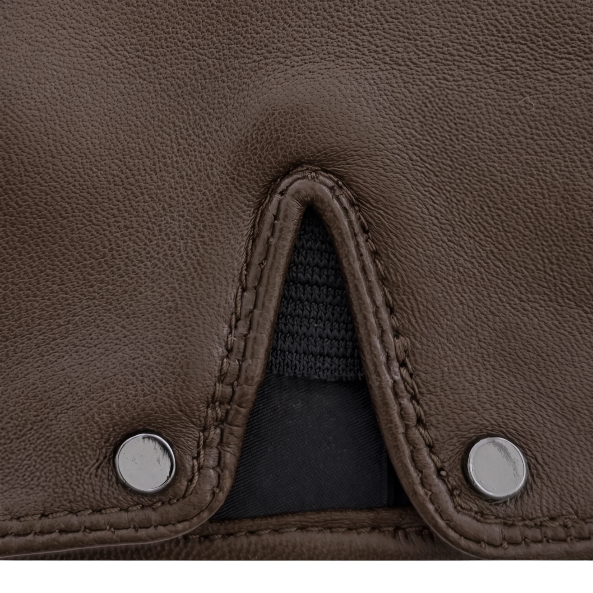 Women`s Leather Gloves with 2 studs