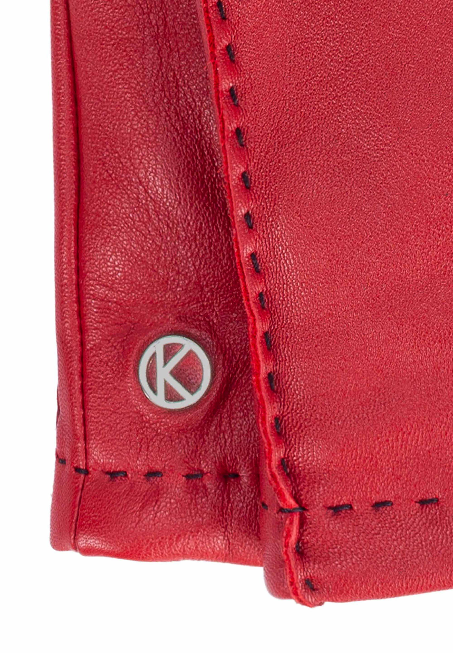 Kessler MILLIE Lederhandschuh Damen crimson red Leder