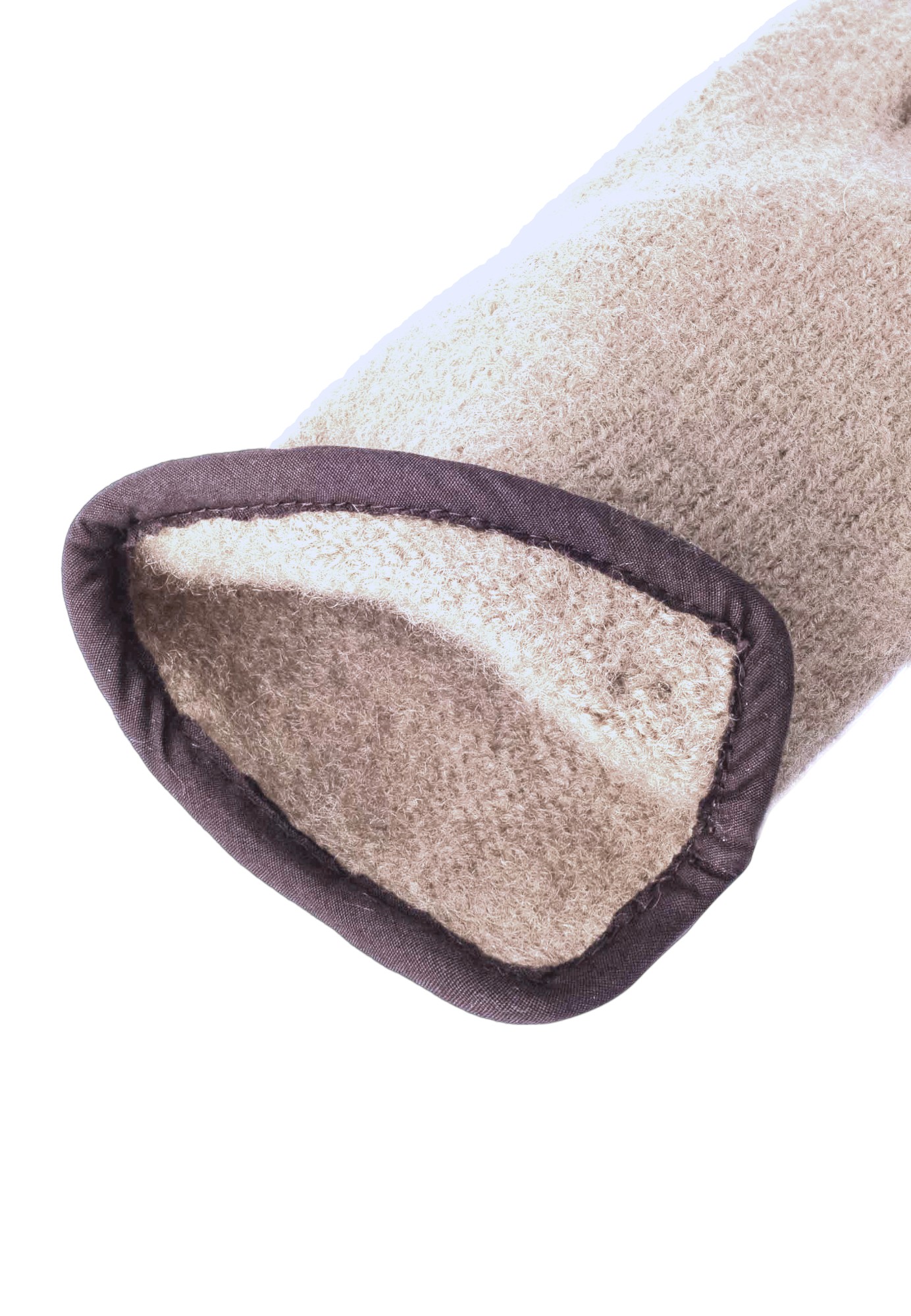Kessler SASHA Strickhandschuh Damen Herren dark beige Schurwolle