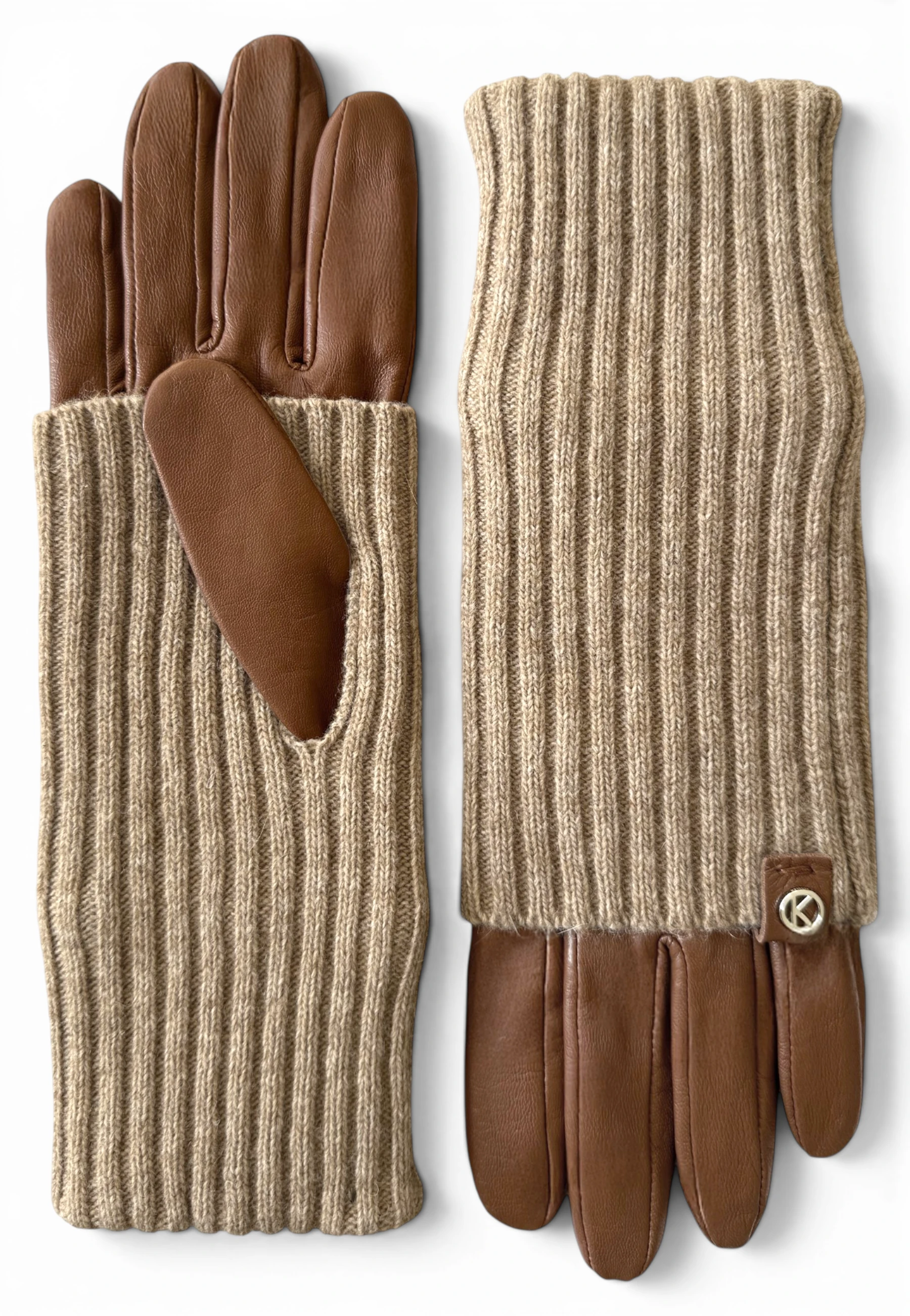 Damenhandschuhe mit Strickstulpe