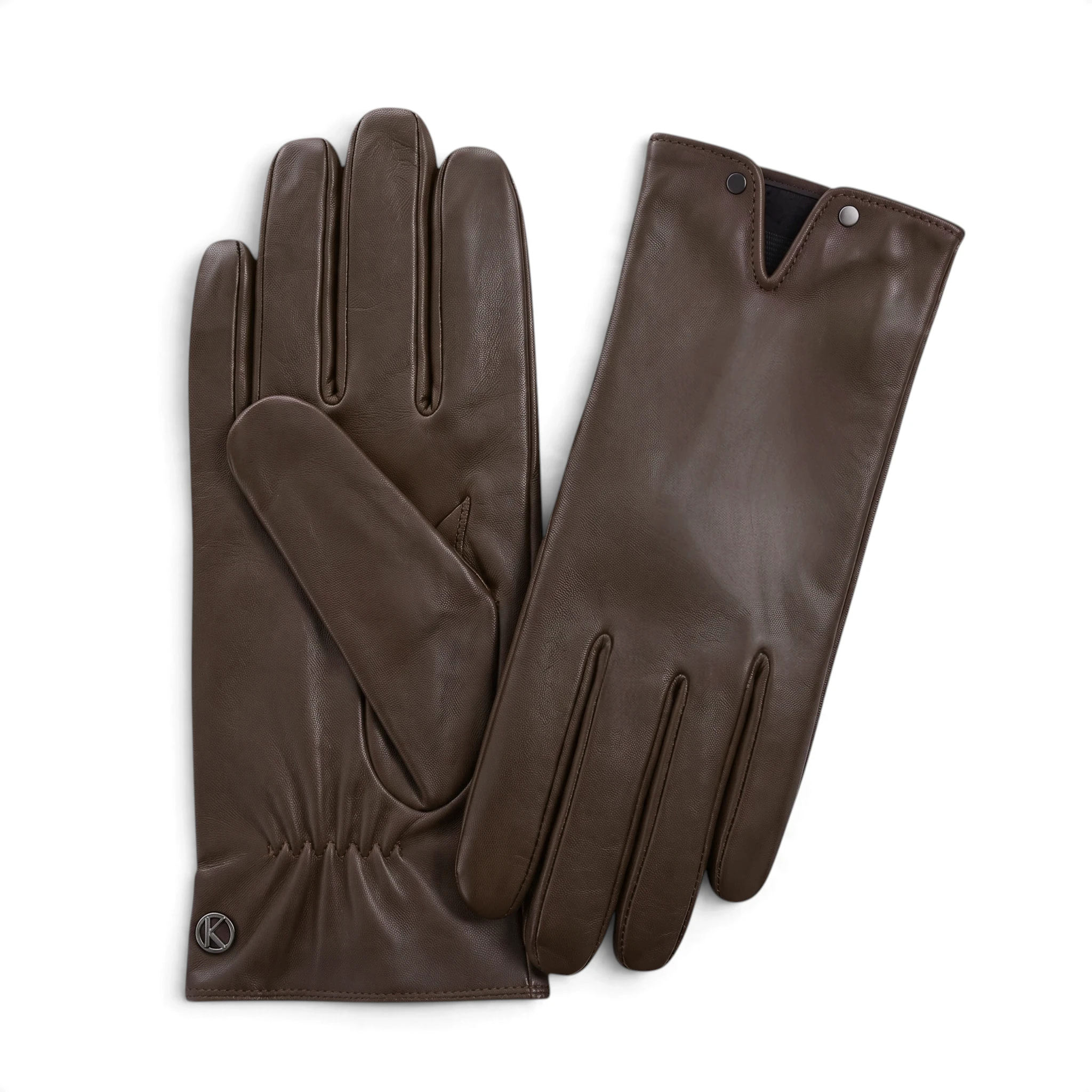 Women`s Leather Gloves with 2 studs Women`s Leather Gloves with 2 studs