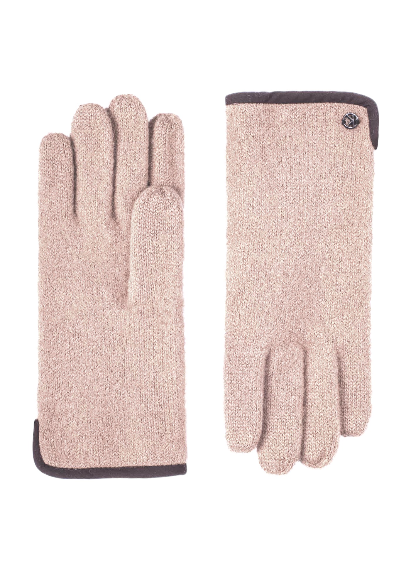 Kessler SASHA Strickhandschuh Damen Herren dark beige Schurwolle