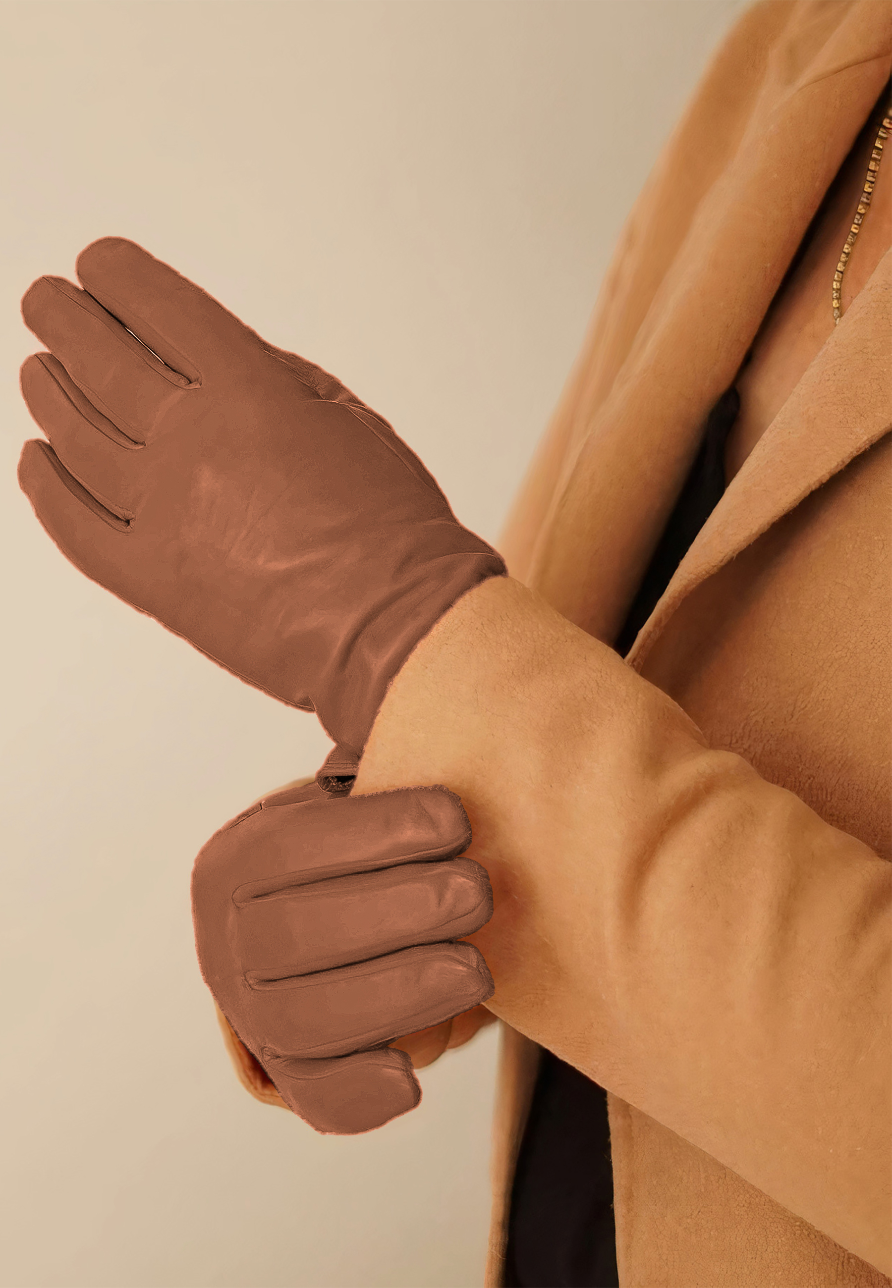 Kessler CHELSEA Lederhandschuh Damen tobacco Leder