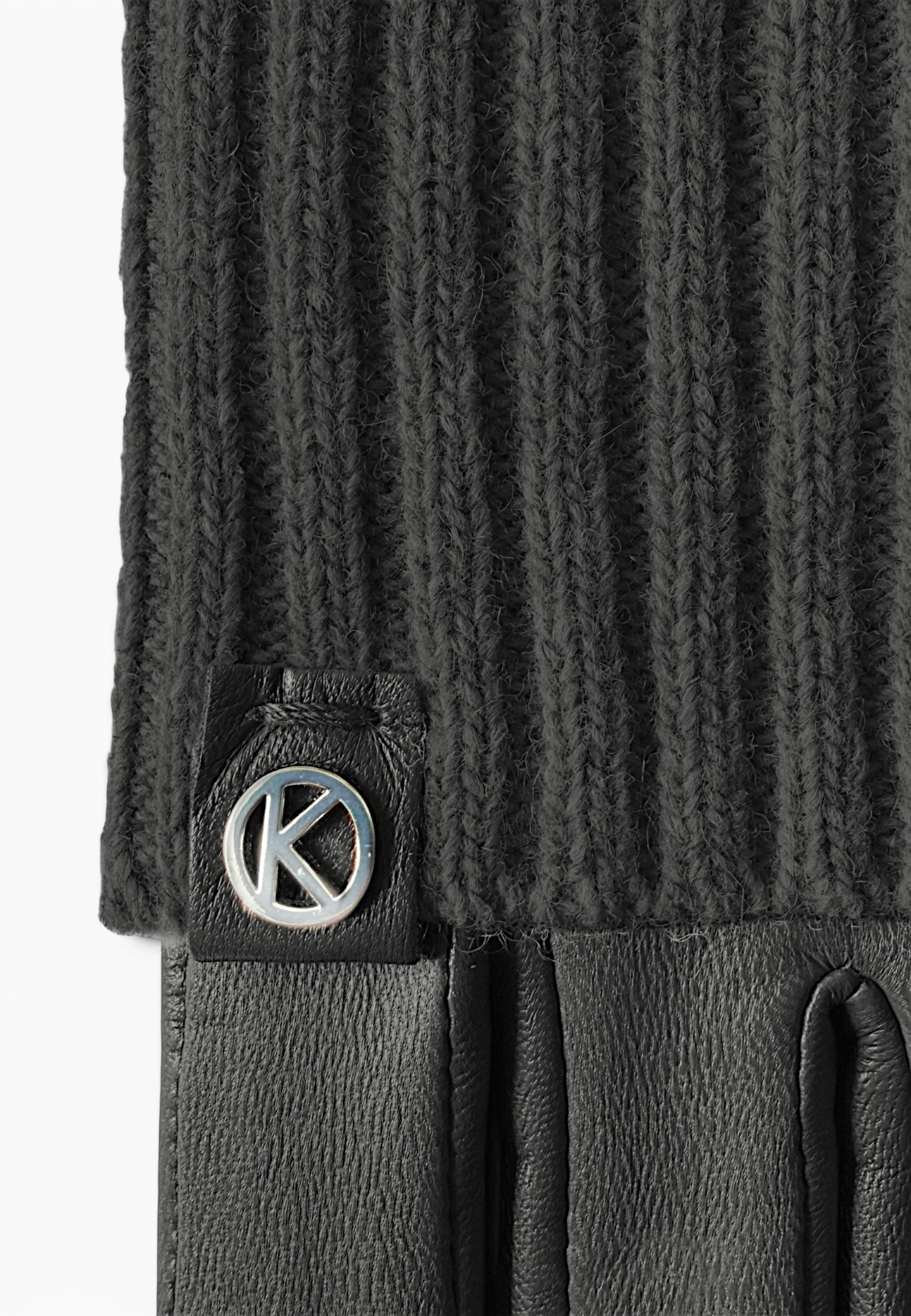 Damenhandschuhe mit Strickstulpe Damenhandschuhe mit Strickstulpe