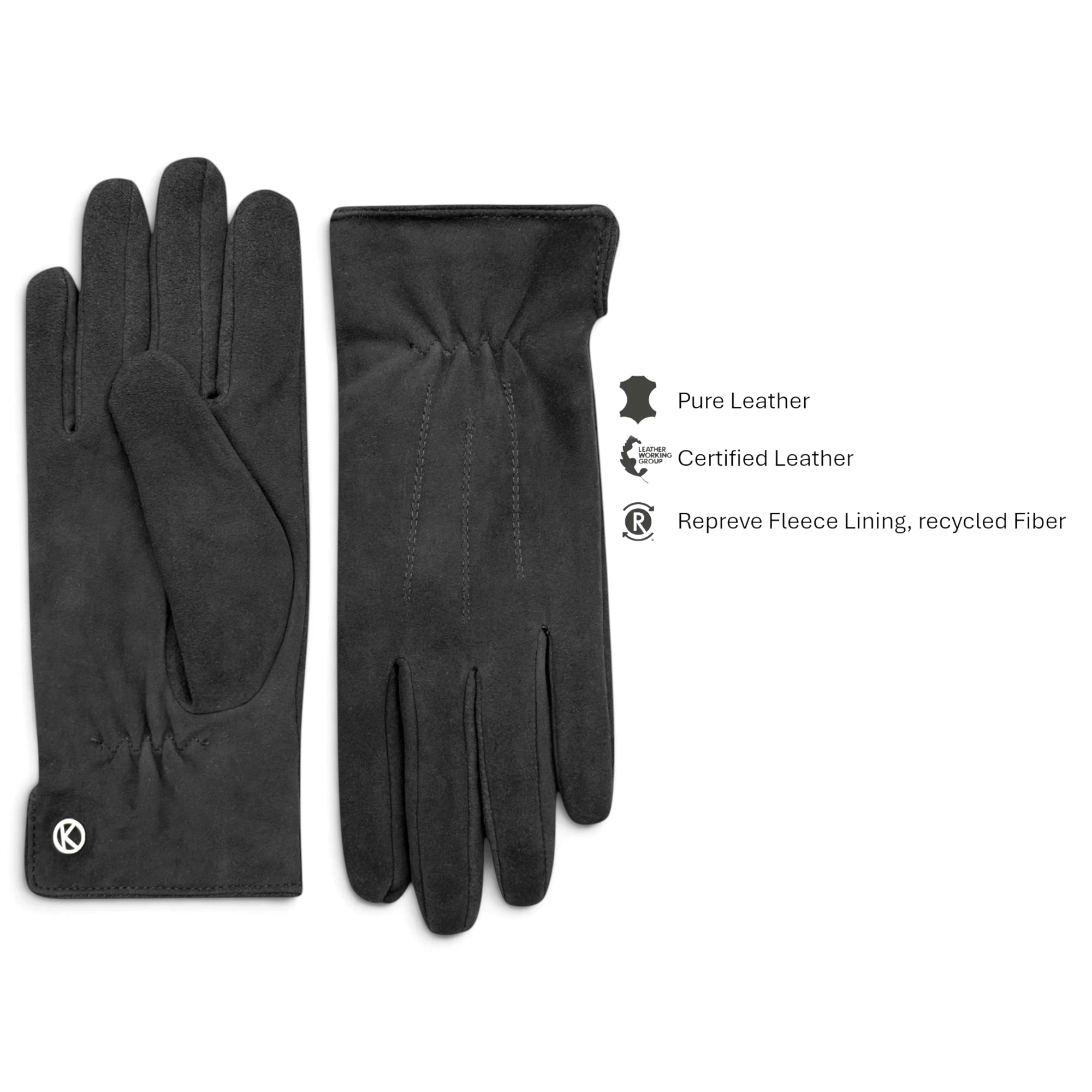 Women`s suede gloves style Luna Women`s suede gloves style Luna