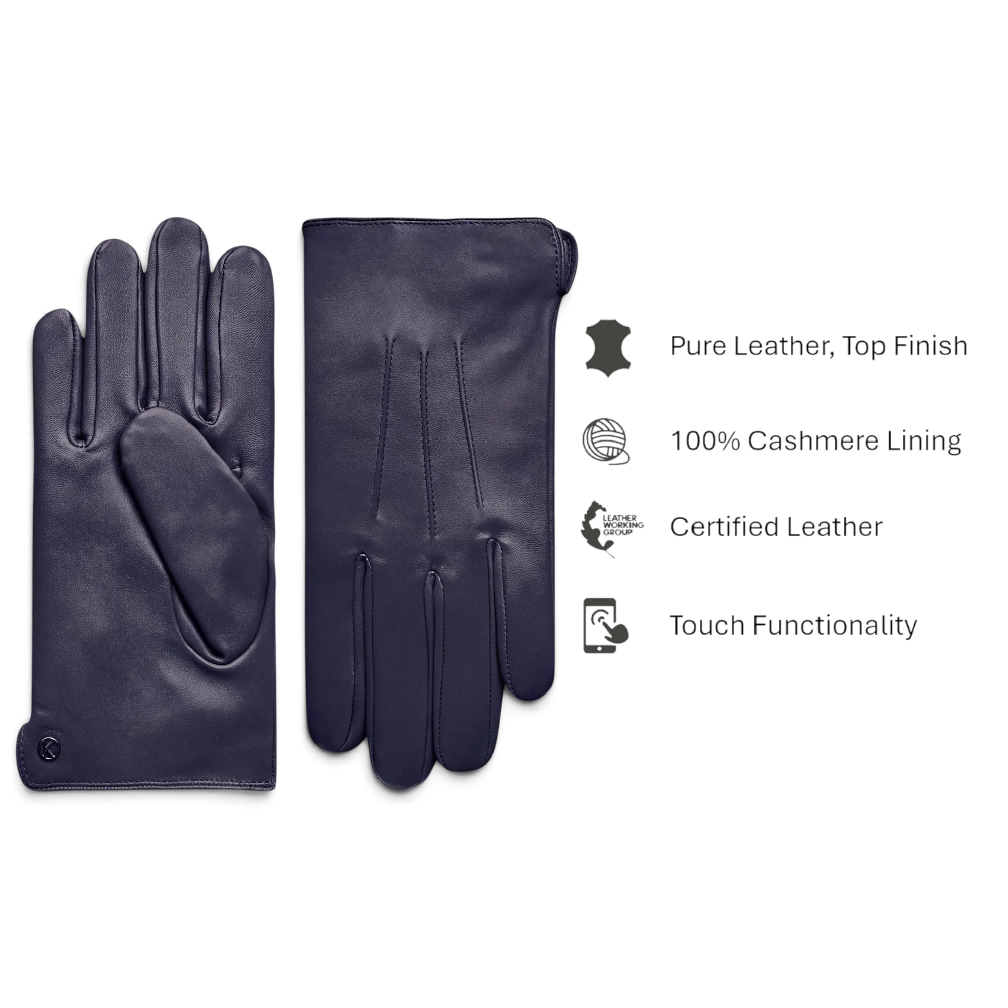 Men`s Leather Gloves Carl Men`s Leather Gloves Carl