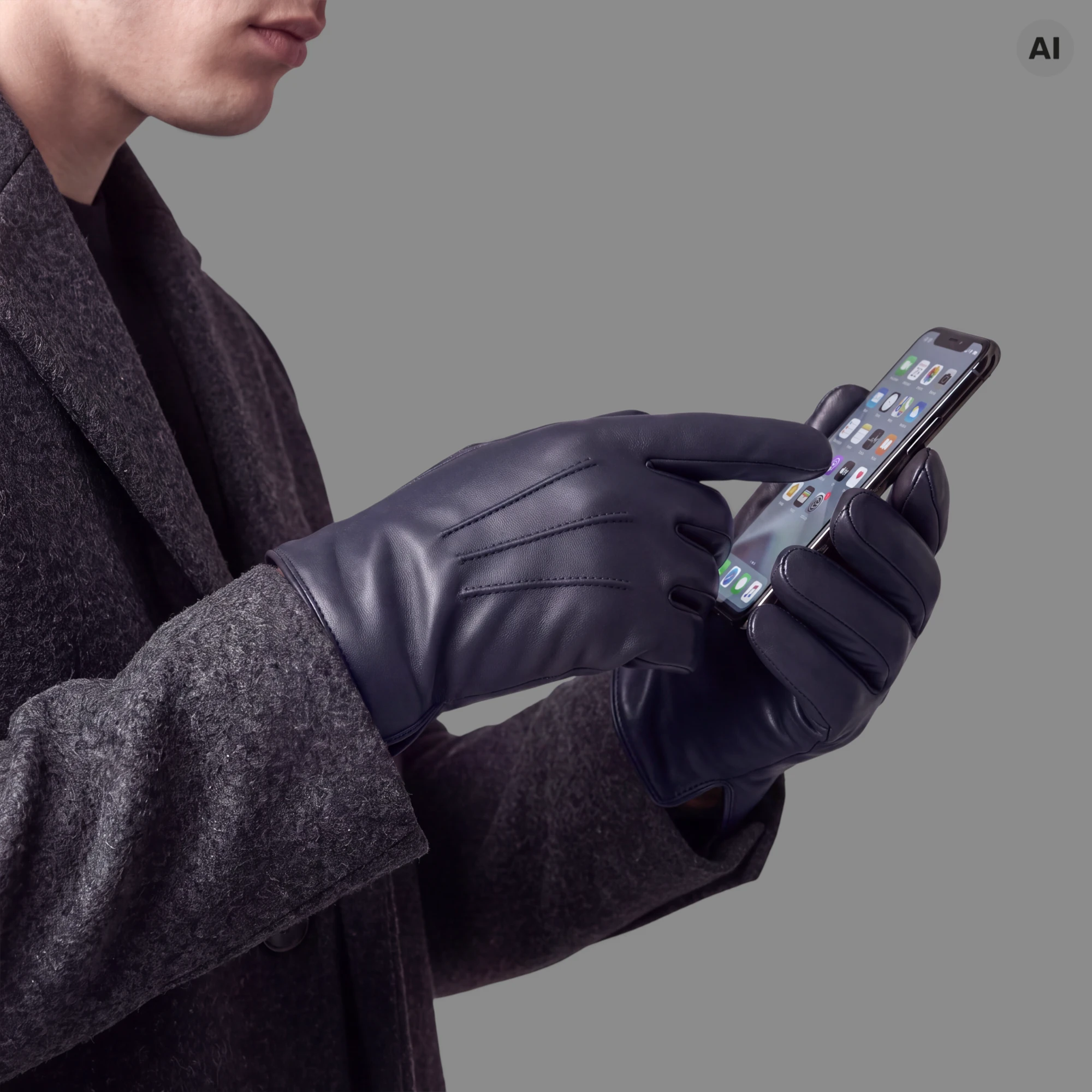 Men`s Leather Gloves Carl Men`s Leather Gloves Carl