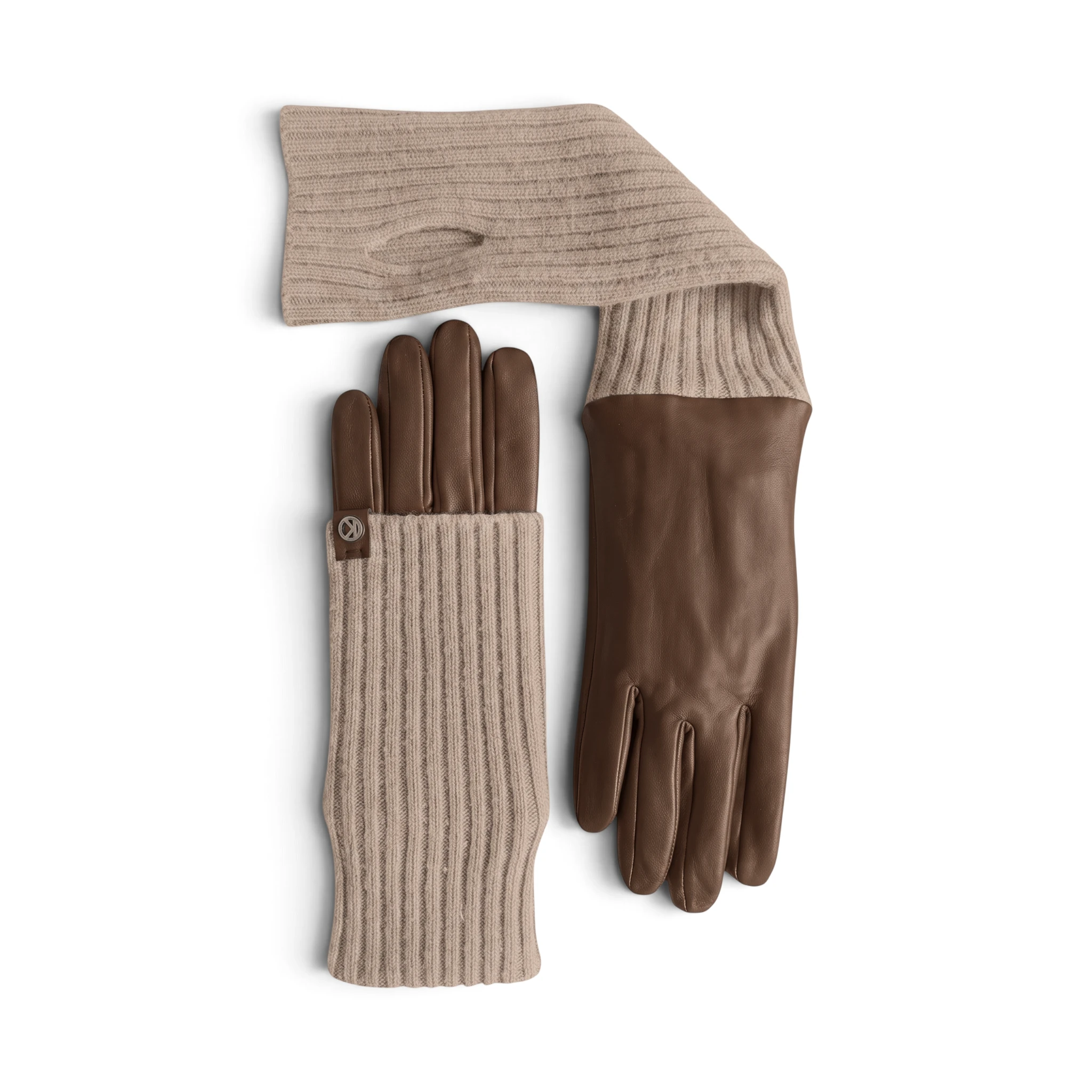 Damenhandschuhe mit Strickstulpe
