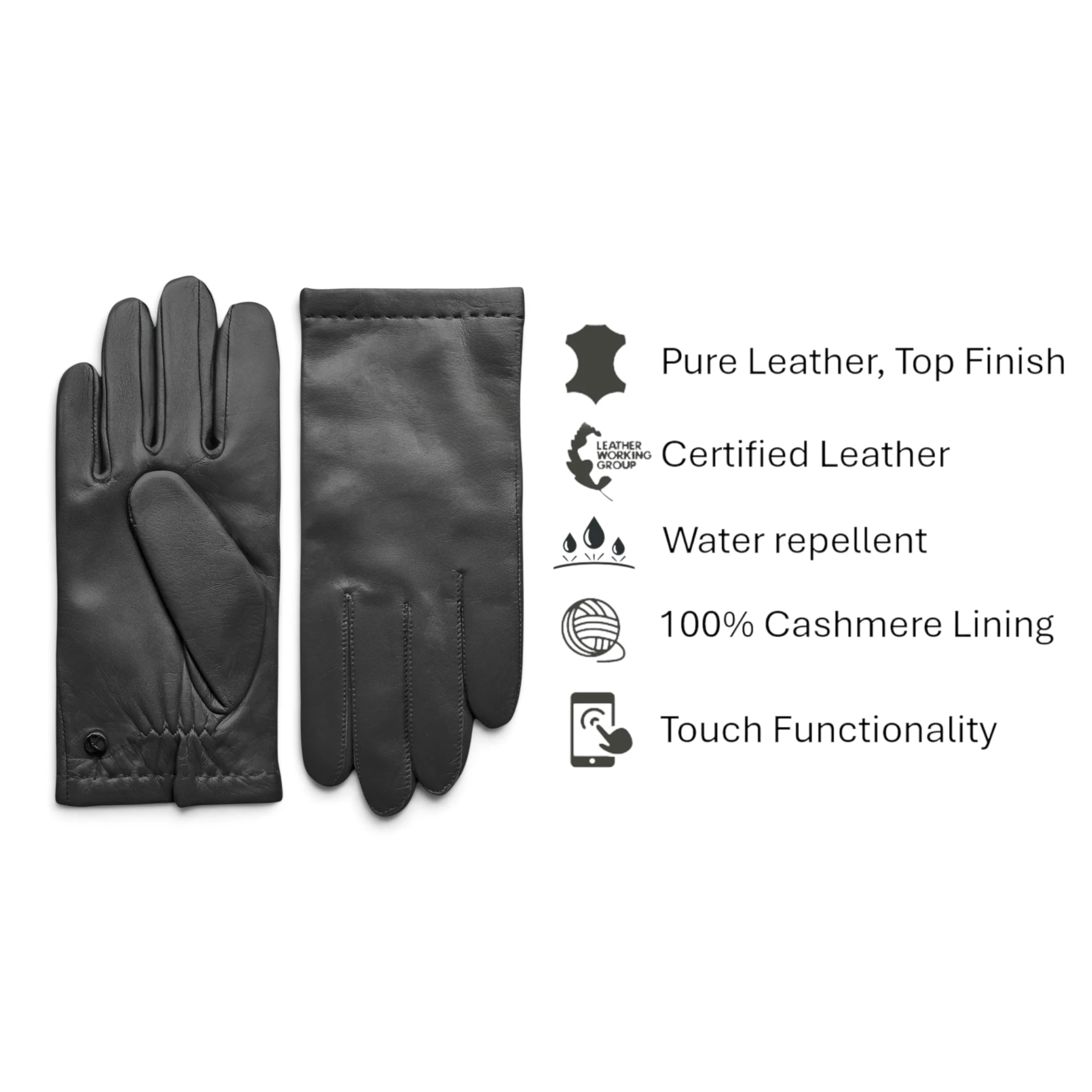 Men`s Leather Gloves Style Jordan Men`s Leather Gloves Style Jordan