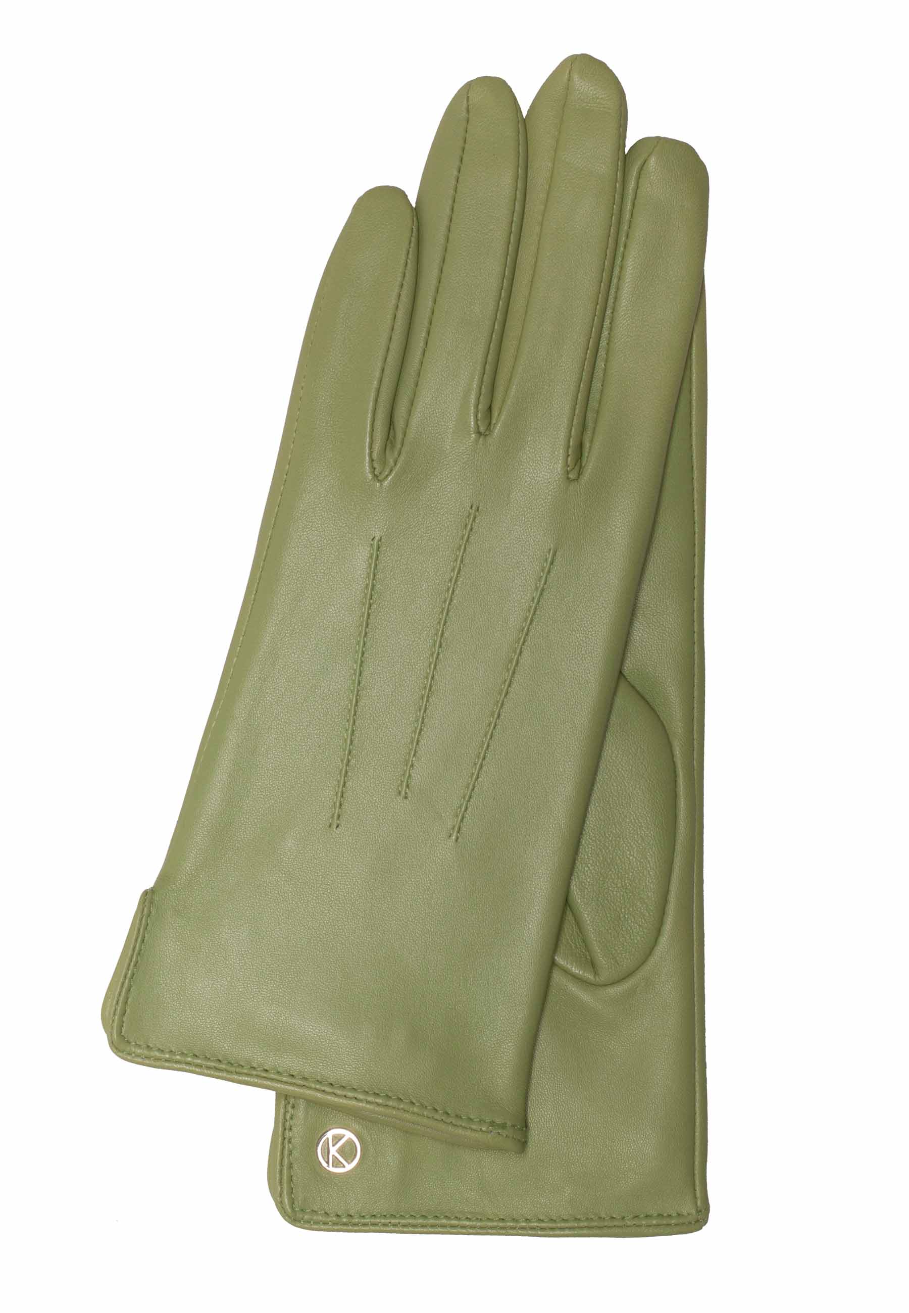 Kessler CARLA Lederhandschuh Damen matcha Leder