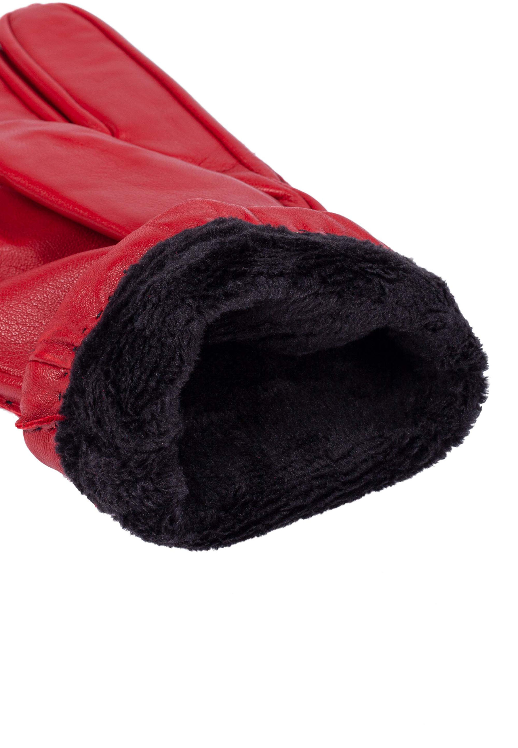 Kessler MILLIE Lederhandschuh Damen crimson red Leder